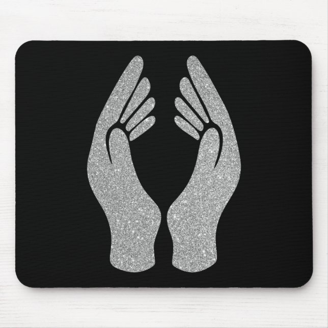 Diamond Hands Mouse Pad (Front)