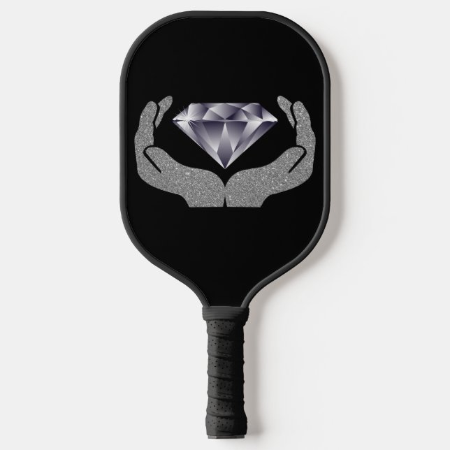 Diamond Hands Pickleball Paddle (Front)