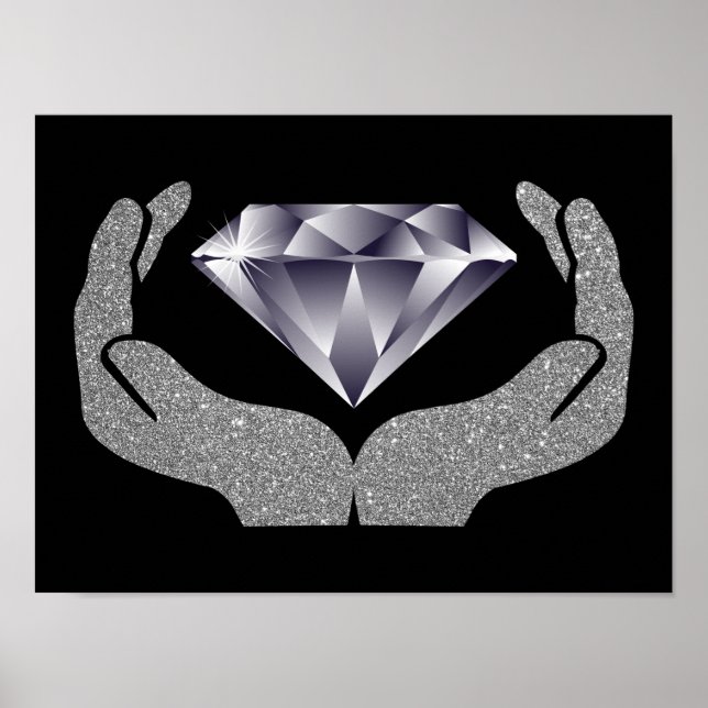 Diamond Hands Poster (Front)