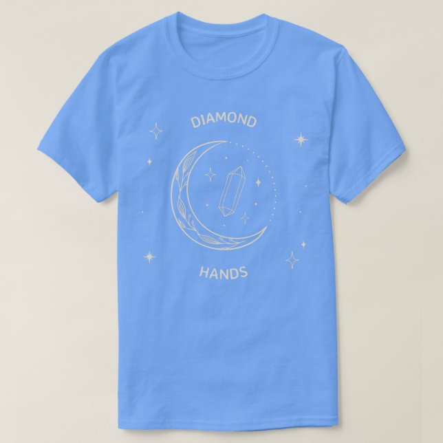 Diamond Hands stock Market to the moon 10 T-Shirt (Design Front)