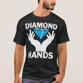 Diamond Hands  To The Moon  Ape Nation  Stock T-Shirt
