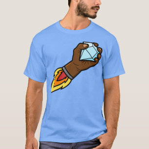 Diamond Hands to the Moon Dark Skin Tone T-Shirt
