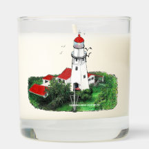Diamond Head Hawai Lighthouse Peony scented candle