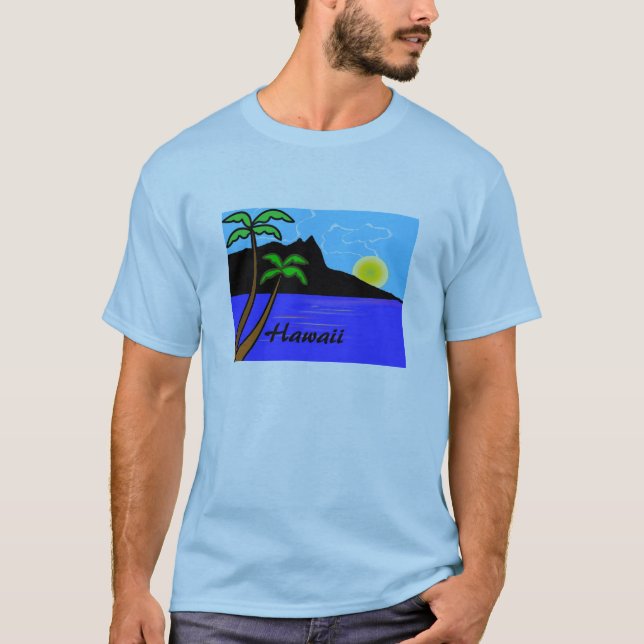 Diamond Head Hawaiian T-Shirt (Front)