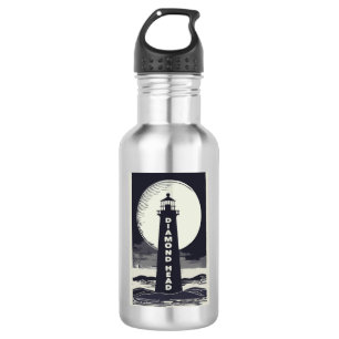 Diamond Head Lighthouse Hawaii Moon 532 Ml Water Bottle
