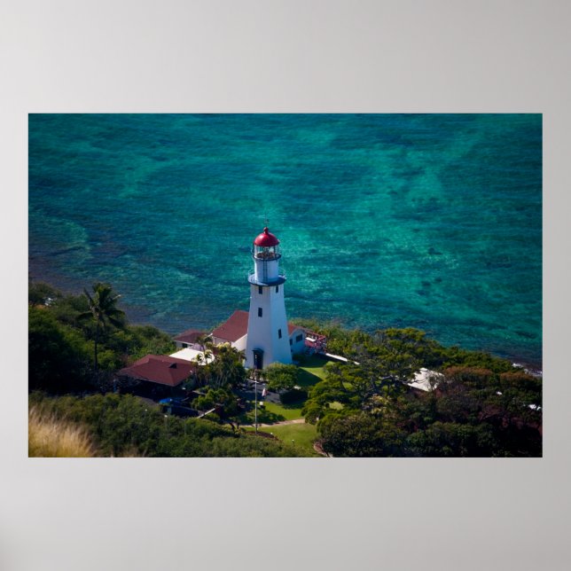 Diamond Head Lighthouse Poster (Front)