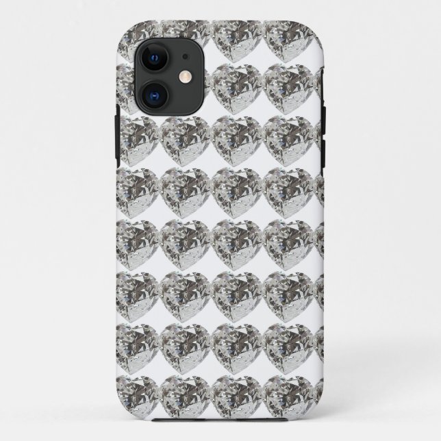 Diamond Heart Case-Mate iPhone Case (Back)