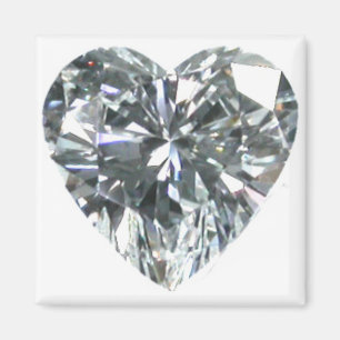 Diamond Heart Magnet