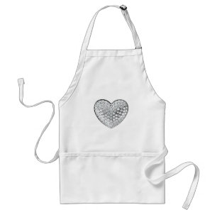 Diamond Heart Standard Apron