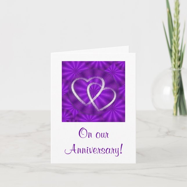 Diamond hearts card (Front)