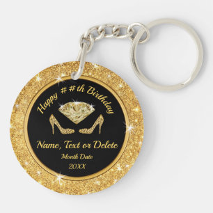 Diamond High Heels, Custom Birthday Party Favors Key Ring