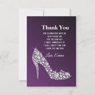 diamond high heels glitter elegant thank you