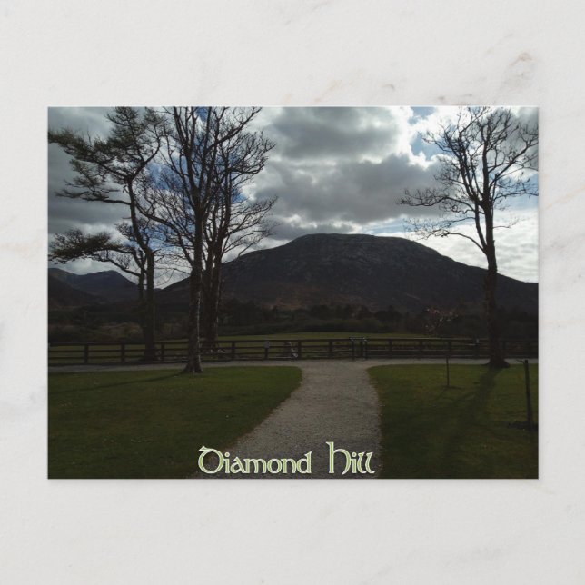 Diamond Hill, Connemara National Park  Postcard (Front)