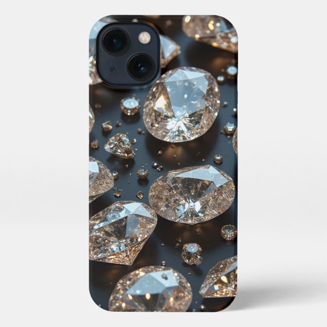 Diamond iPhone Case looks real diamond luxury (Back)