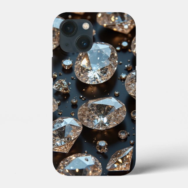 Diamond iPhone Case looks real diamond luxury (Back)