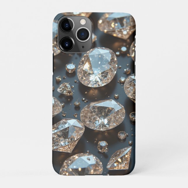 Diamond iPhone Case looks real diamond luxury (Back)