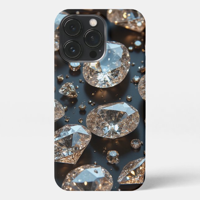 Diamond iPhone Case looks real diamond luxury (Back)
