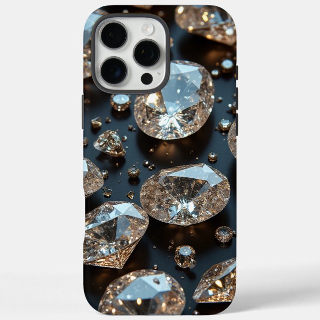 Diamond iPhone Case looks real diamond luxury (Back)