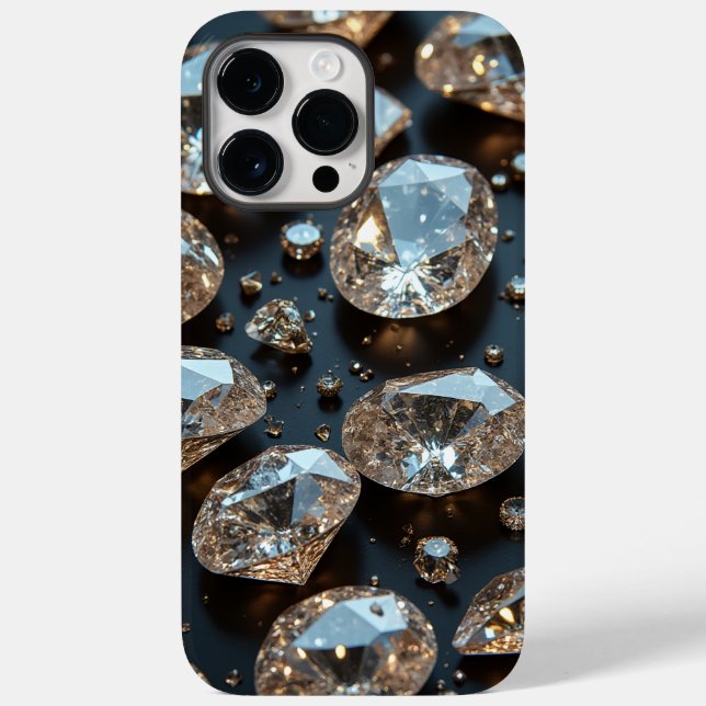 Diamond iPhone Case looks real diamond luxury (Back)