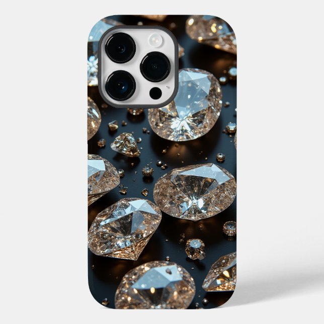 Diamond iPhone Case looks real diamond luxury (Back)