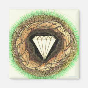 Diamond is Formed Under Great Pressure Magnet