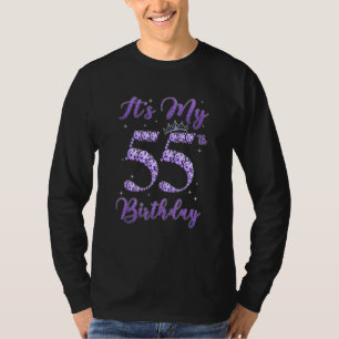 Diamond It's My 55th Birthday 55 Years Old Made In T-Shirt