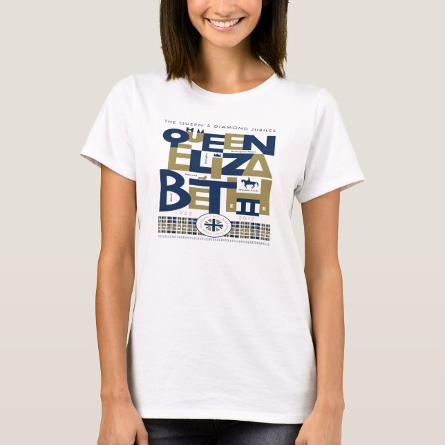 Diamond Jubilee Celebration Collage T-shirts (Front)