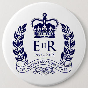 Diamond Jubilee Commemorative Button