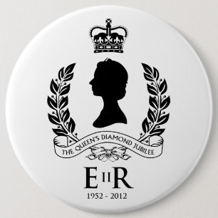 Diamond Jubilee Commemorative Button