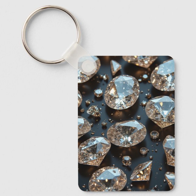 Diamond Keychains looks real diamond luxury (Front)