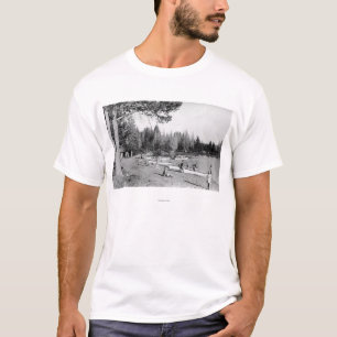 Diamond Lake, Oregon Beach Swimmers Photograph T-Shirt