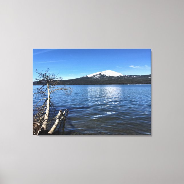 Diamond Lake, Oregon Canvas Print (Front)