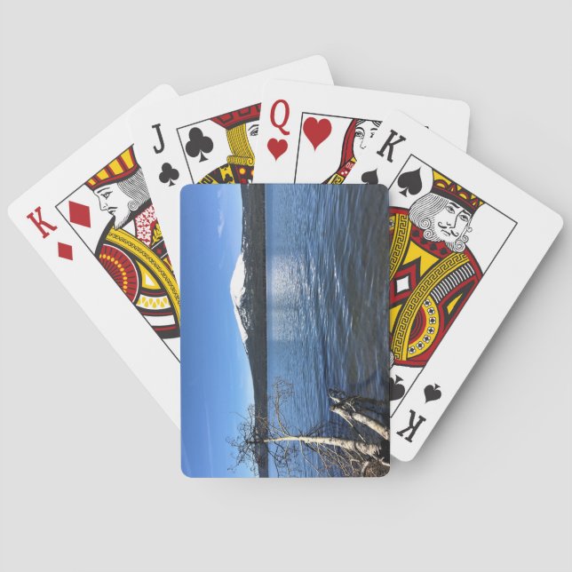 Diamond Lake, Oregon Playing Cards (Back)