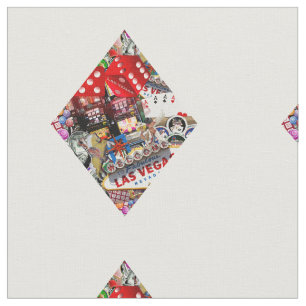 Diamond - Las Vegas Playing Card Shape Fabric