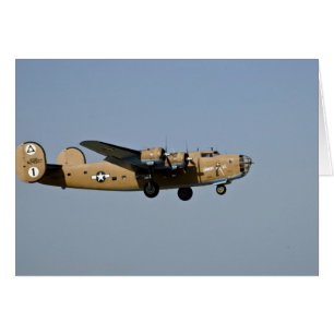 Diamond Lil B-24 Bomber, landing at Oshkosh,
