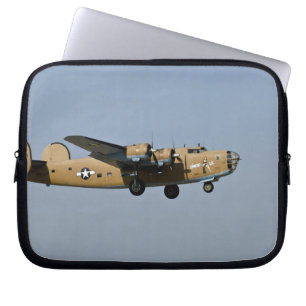 Diamond Lil B-24 Bomber, landing at Oshkosh, Laptop Sleeve