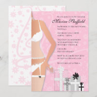 Diamond Lingerie Bridal Shower Pink and White