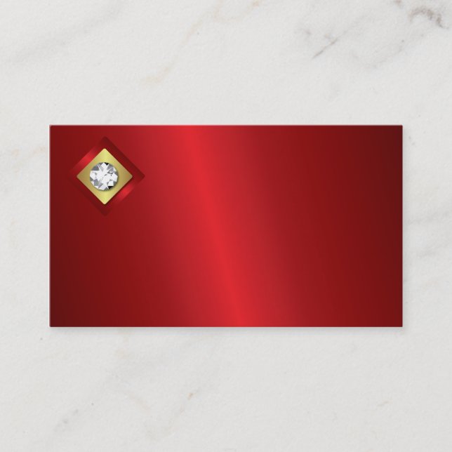 Diamond Logo Business Card (Front)