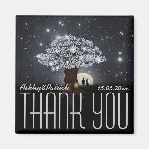 Diamond Love Tree Magnet