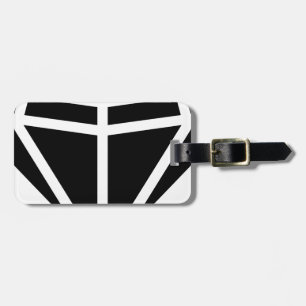 diamond luggage tag