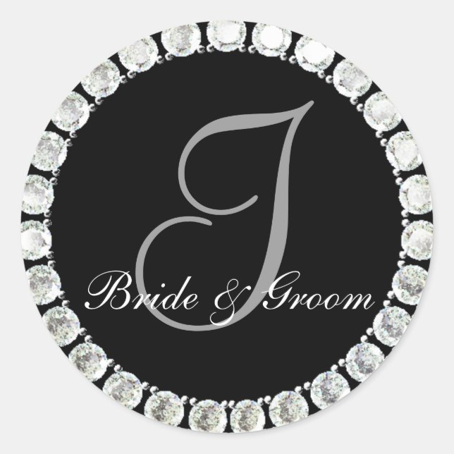 Diamond monogram I customisable seal (Front)