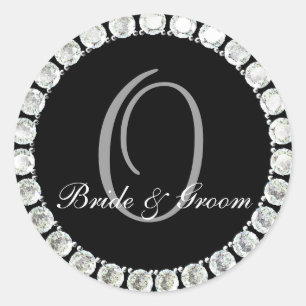 Diamond monogram O customisable seal