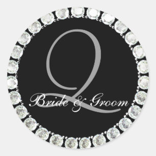 Diamond monogram Q customisable seal
