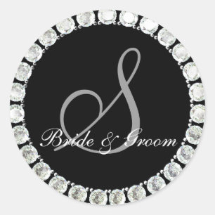 Diamond monogram S customisable seal