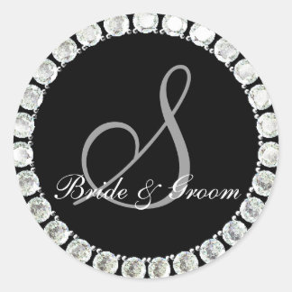 Diamond monogram S customisable seal