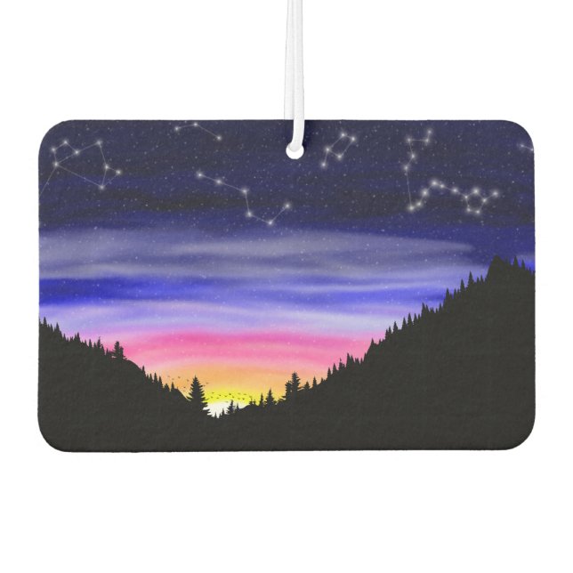 Diamond Night Car Air Freshener (Front)