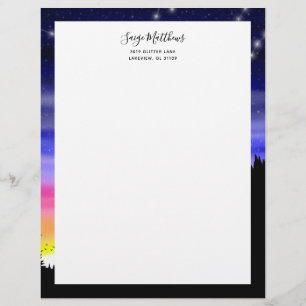 Diamond Night Custom Letterhead