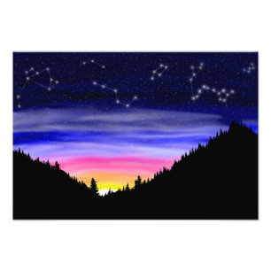 Diamond Night Photo Print