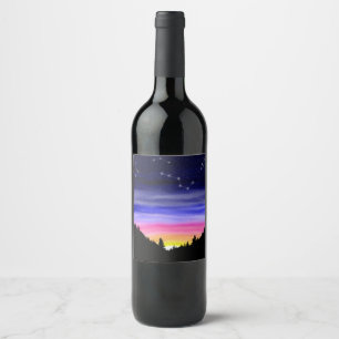 Diamond Night Wine Label