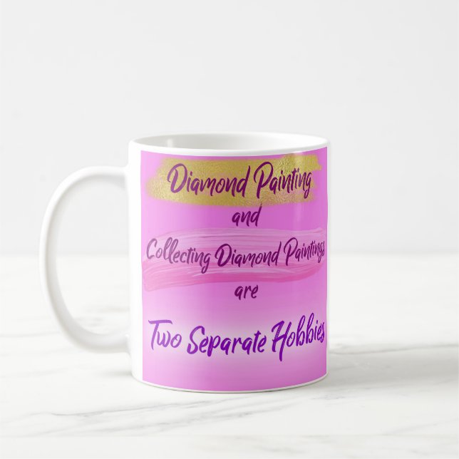 Diamond Painting Hobby Coffee Mug (Left)